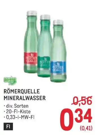 Römerquelle Mineralwasser