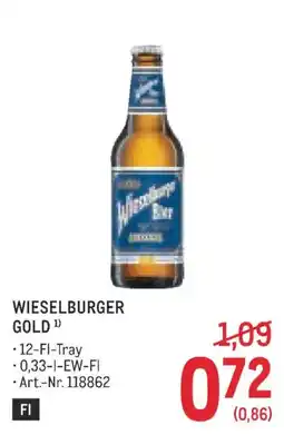 Metro Wieselburger Gold Angebot