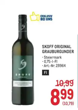 Metro Skoff Original Grauburgunder Angebot