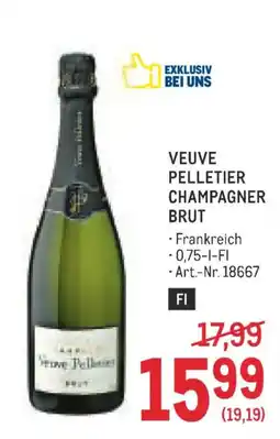 Metro Veuve Pelletier Champagner Brut Angebot