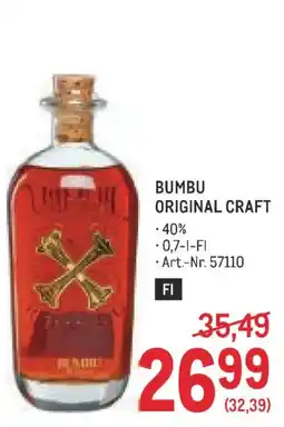 Metro Bumbu Original Craft Angebot
