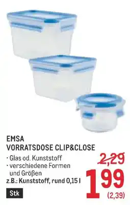 Metro EMSA Vorratsdose Clip&Close Angebot