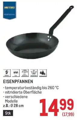 Metro Eisenpfannen Angebot
