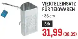 Metro Vierteleinsatz für teigwaren Angebot