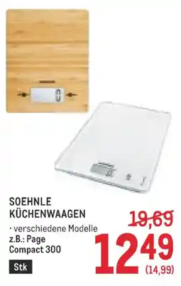 Metro Soehnle Küchenwaagen Angebot