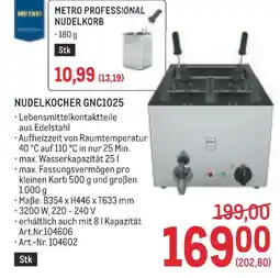 Metro Metro Professional Nudelkocher GNC1025 Angebot