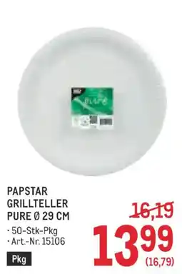 Metro Papstar Grillteller Pure Angebot