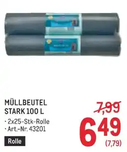Metro Müllbeutel Stark 100 L Angebot