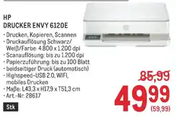 Metro HP Drucker Envy 6120E Angebot