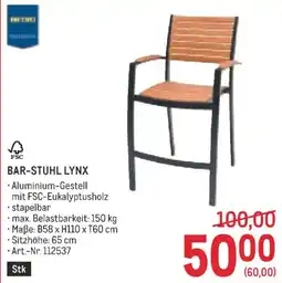 Metro BAR-STUHL LYNX Angebot