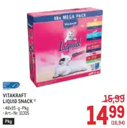 Metro Vitakraft Liquid Snack Angebot