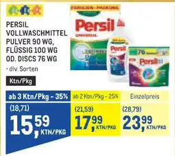 Metro Persil Vollwaschmittel Angebot