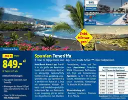 Lidl Reisen Spanien Teneriffa Angebot