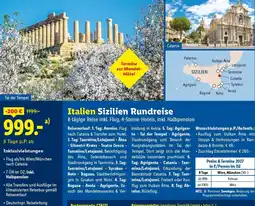 Lidl Reisen Italien Sizilien Rundreise Angebot