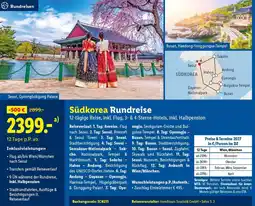 Lidl Reisen Südkorea Rundreise Angebot