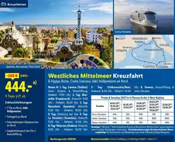 Lidl Reisen Westliches Mittelmeer Kreuzfahrt Angebot