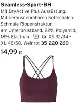 Tchibo Eduscho Seamless-Sport-BH Angebot