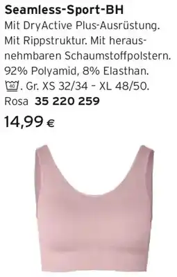 Tchibo Eduscho Seamless-Sport-BH Angebot
