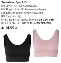 Tchibo Eduscho Seamless-Sport-BH Angebot