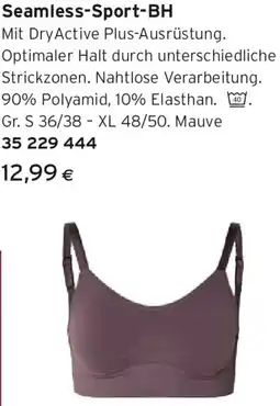 Tchibo Eduscho Seamless-Sport-BH Angebot