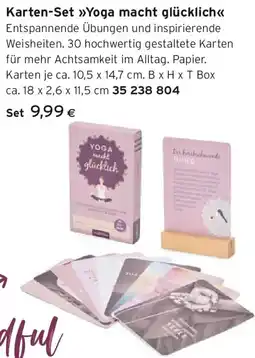 Tchibo Eduscho Karten-Set Yoga macht glücklich Angebot