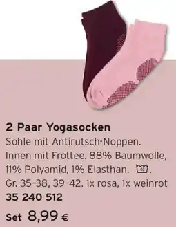 Tchibo Eduscho 2 Paar Yogasocken Angebot