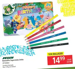 Pagro Diskont JOLLY Buntstifte Supersticks Delta Angebot