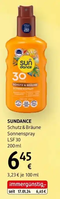 SUNDANCE Schutz & Bräune Sonnenspray LSF 30