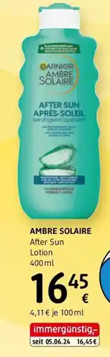 dm AMBRE SOLAIRE After Sun Lotion Angebot