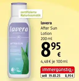 dm lavera After Sun Lotion Angebot