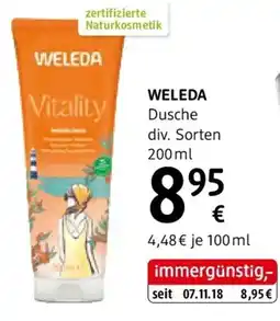 dm WELEDA Dusche Angebot