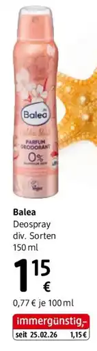 dm Balea Deospray Angebot