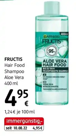 dm FRUCTIS Hair Food Shampoo Aloe Vera Angebot