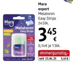 dm Mara expert Melatonin Easy Strips Angebot