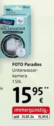 dm FOTO Paradies Unterwasser-kamera Angebot