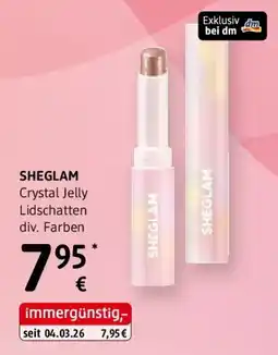 dm SHEGLAM Crystal Jelly Lidschatten Angebot