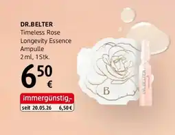 dm DR.BELTER Timeless Rose Longevity Essence Ampulle Angebot