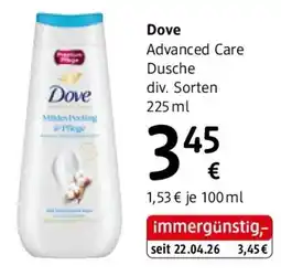 dm Dove Advanced Care Dusche Angebot
