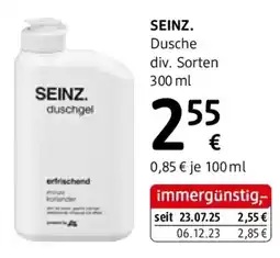 dm SEINZ. Dusche Angebot