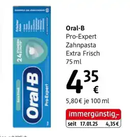 dm Oral-B Pro-Expert Zahnpasta Extra Frisch Angebot