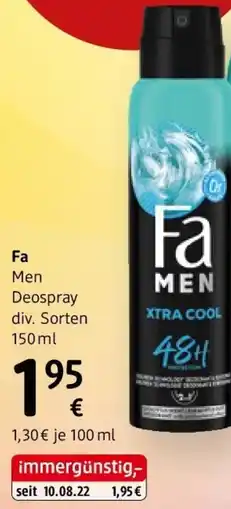 dm Fa Men Deospray Angebot