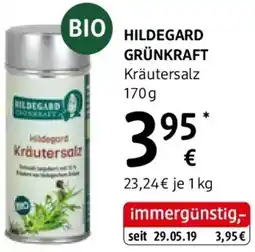 dm HILDEGARD GRÜNKRAFT Kräutersalz Angebot