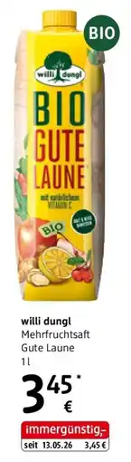 dm willi dungl Mehrfruchtsaft Gute Laune Angebot