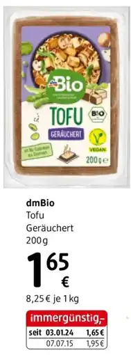 dm dmBio Tofu Geräuchert Angebot