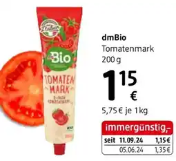 dm dmBio Tomatenmark Angebot