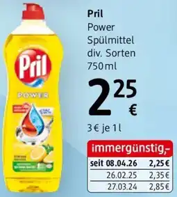 dm Pril Power Spülmittel Angebot