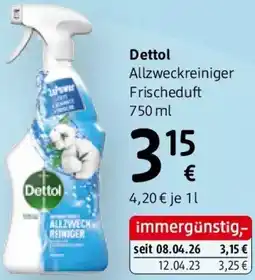 dm Dettol Allzweckreiniger Frischeduft Angebot