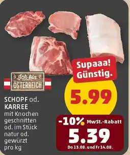 PENNY Schopf od. karree Angebot