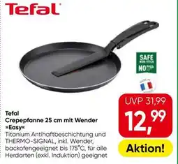 Eurospar Tefal Crepepfanne 25 cm mit Wender Easy Angebot
