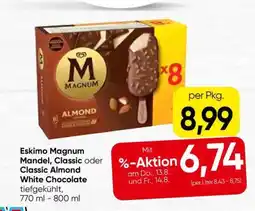 Eurospar Eskimo Magnum Mandel, Classic oder Classic Almond White Chocolate Angebot